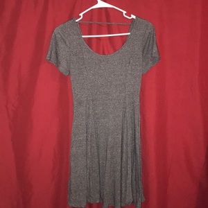 Light grey, short sleeve dress